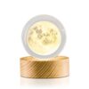 Flexzion 3D Moon Crystal Night Light Lamp Warm LED Glow with Wooden Base for Bedroom, Living Room & Gifting - Image 5